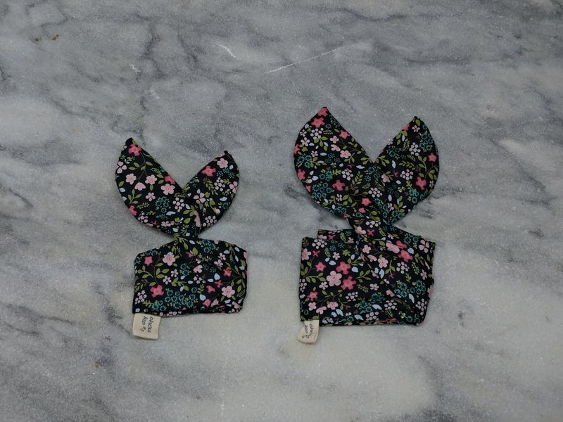 黑碎花  母女款 铝线发带【GH200407】 - 发饰 - 棉．麻 多色