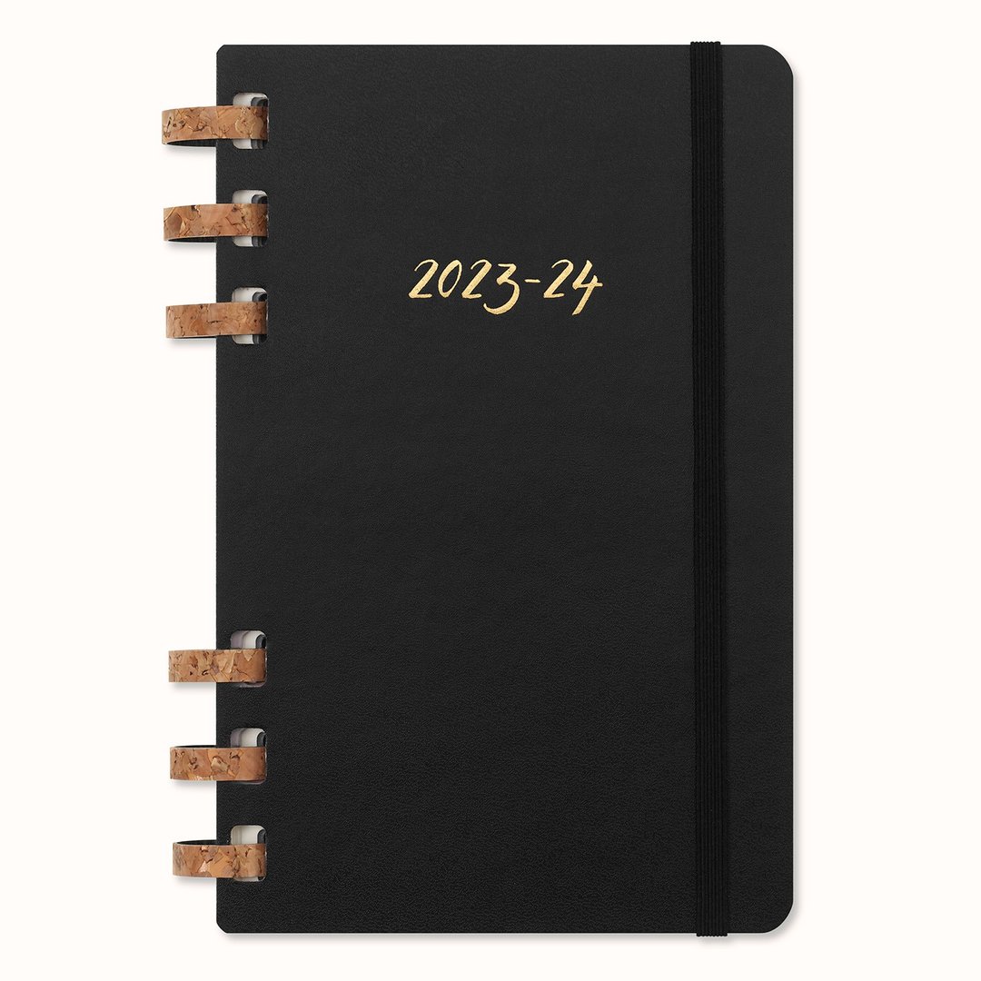 _勿上架_MOLESKINE 2023-24 线圈万用手帐 12M L 黑 7月版 - 笔记本/手帐 - 纸 黑色