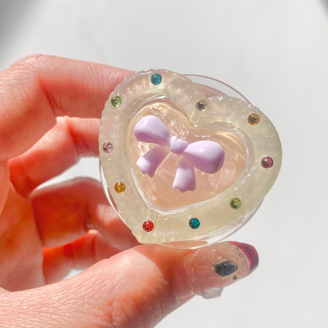 魔法少女智慧型手机握把 - 手机座/防尘塞 - 塑料 多色