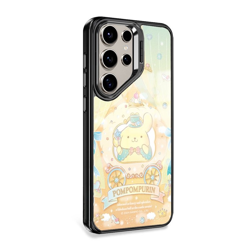 三丽鸥S25/S24/S23军规防摔合金框隐形立架镜面磁吸壳-马车布丁狗 - 手机壳/手机套 - 其他材质 多色