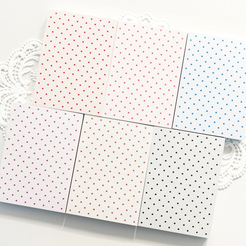 点状网格纸 - 便条纸/标签贴 - 纸 多色