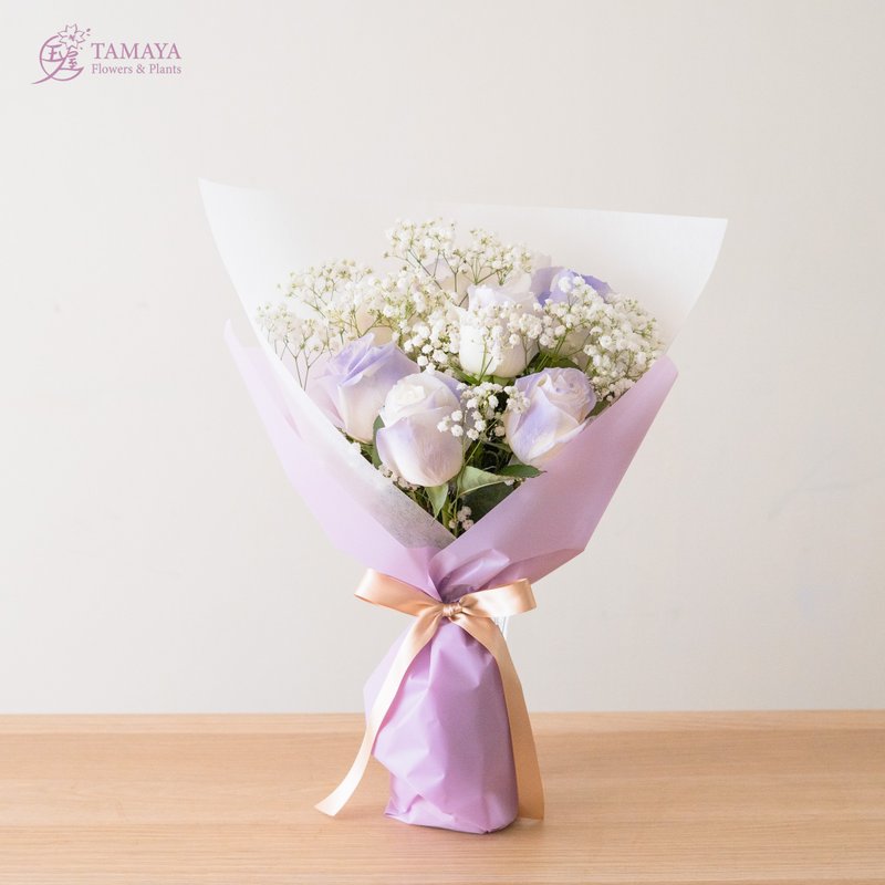 藤 FUJI | 玫瑰花束 - 植栽/盆栽 - 植物．花 紫色