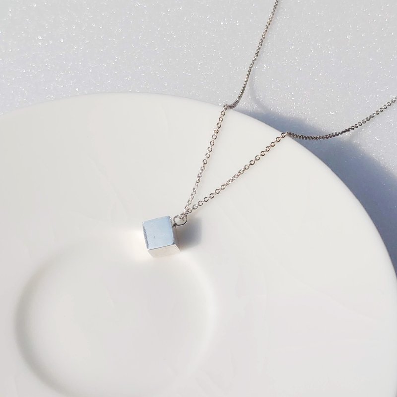 手作银饰 / 骰子 / 925纯银 / 项链 - 项链 - 纯银 