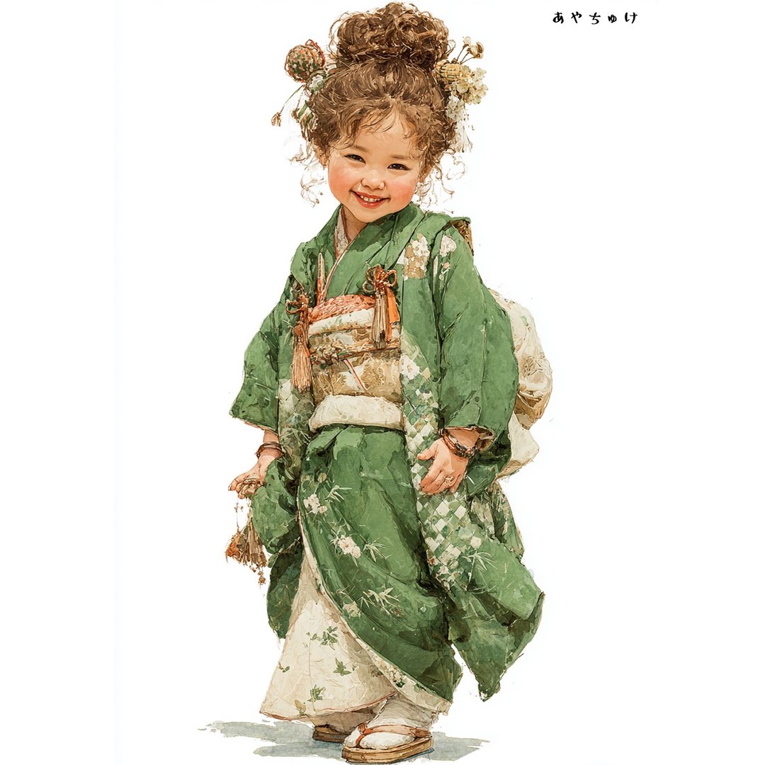 【12月新品4】07-114-0394 人物贴纸 和服复古 - 贴纸 - 纸 