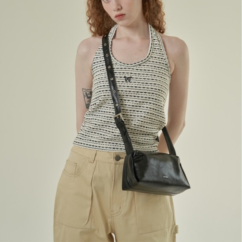 韓國品牌 SQUARE line Layer Mini 手提上肩袋 - 手提包/手提袋 - 人造皮革 