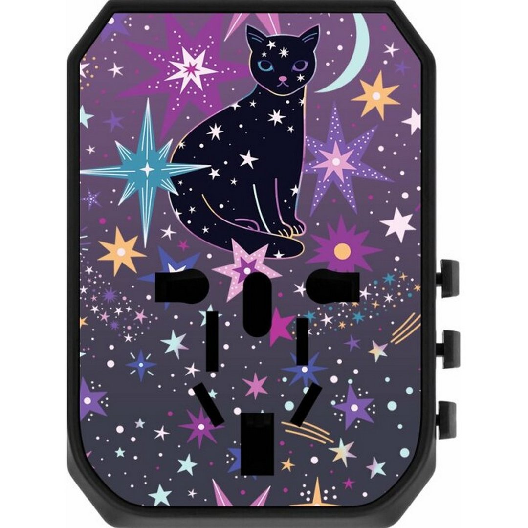 Cosmic Cat - Carly Watts 旅行充电转插 (5 Ports 28W) 5564 - 其他 - 其他金属 多色
