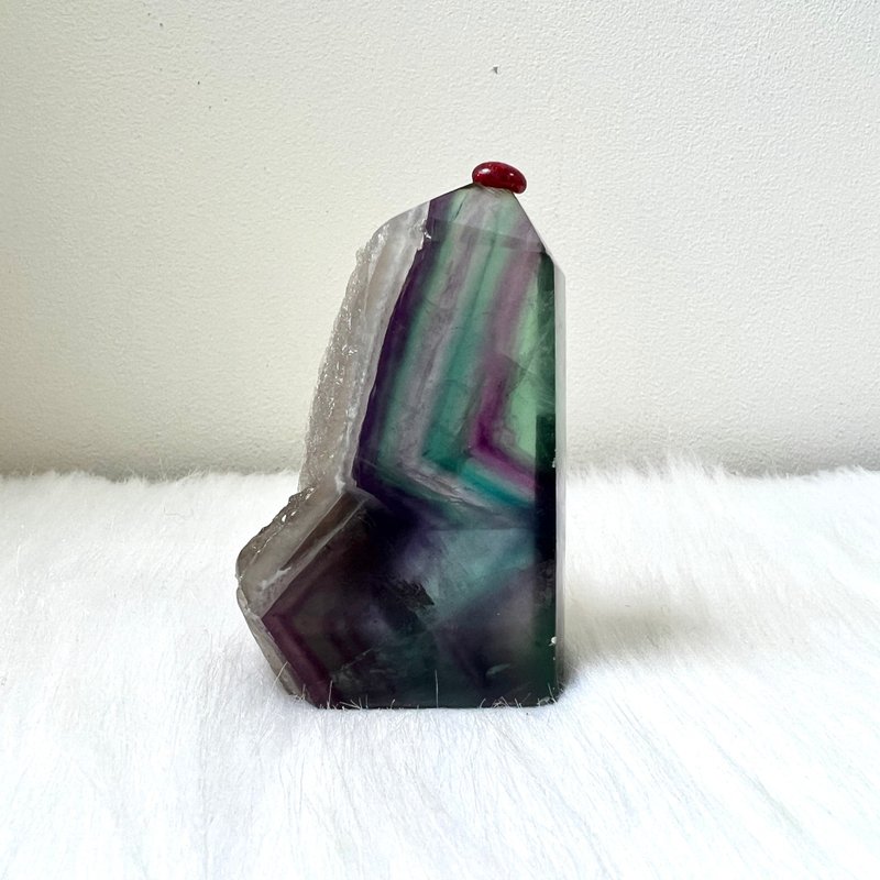 千层萤石随形柱 | 水晶 | 水晶柱 | 水晶摆件 - 摆饰 - 水晶 多色