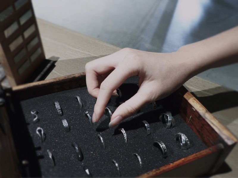 纯银戒指・手作课程・金工体验【文化币手作】 - 金工/饰品 - 纯银 