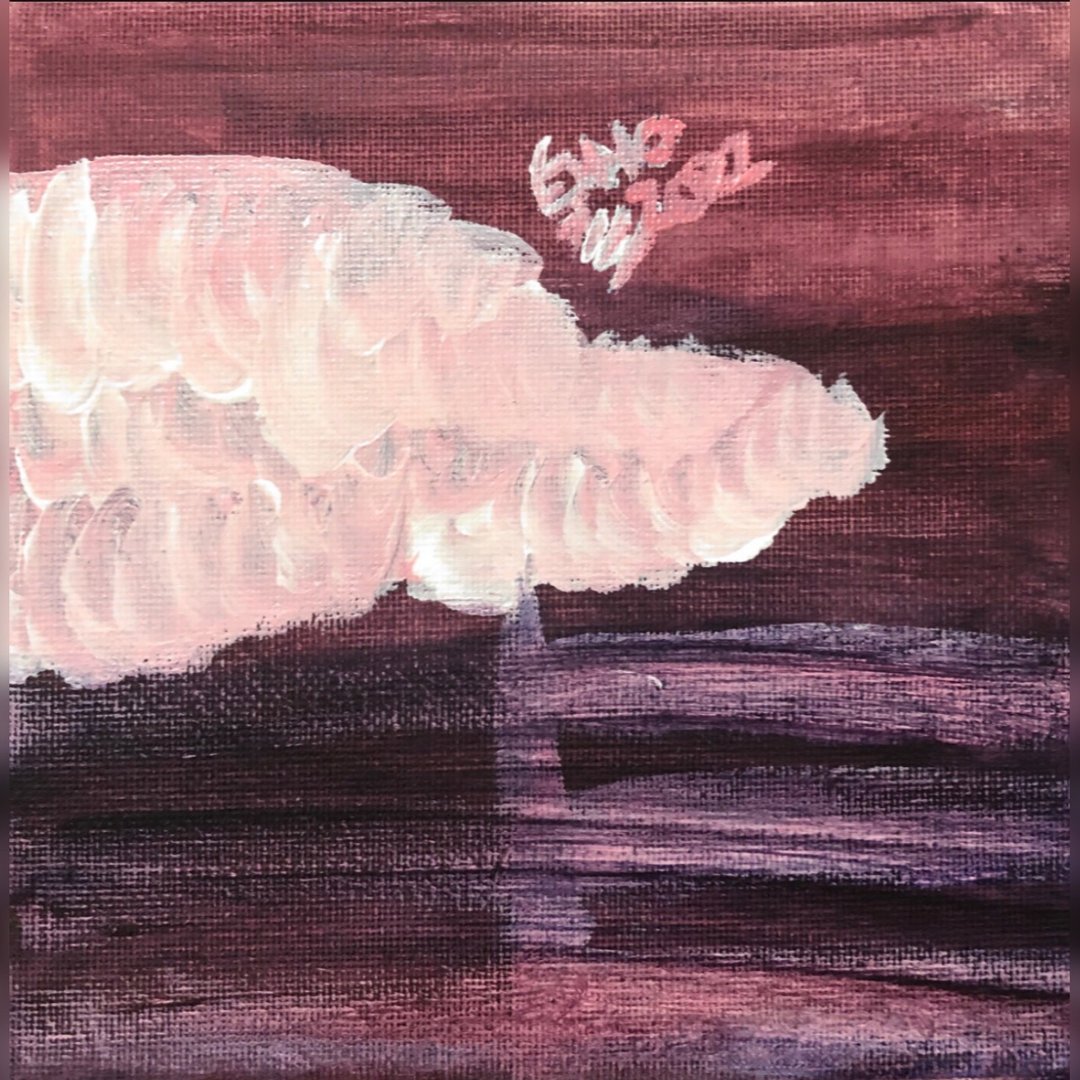 压克力画作 - 岚 - 海报/装饰画/版画 - 棉．麻 粉红色