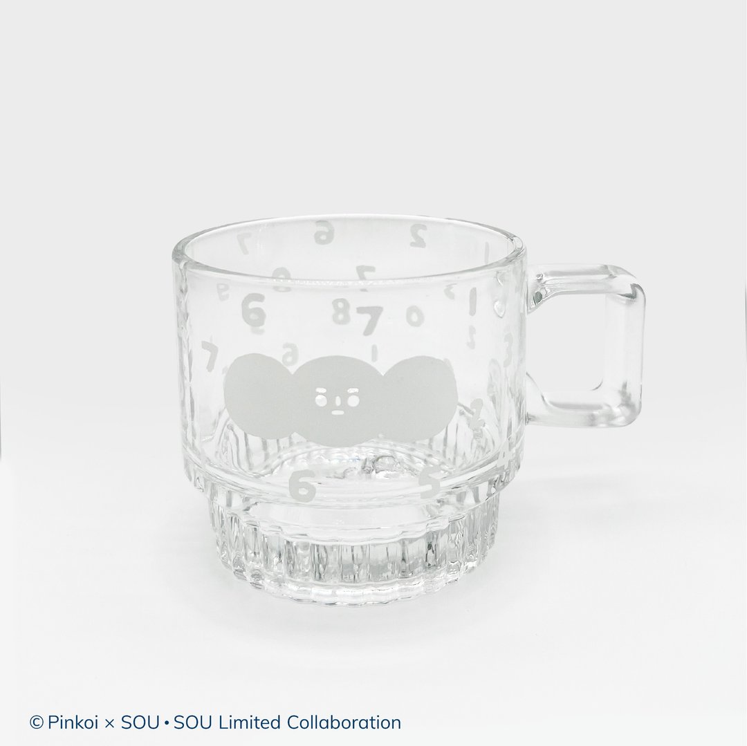 【Pinkoi x SOU・SOU】WEIRD GLASS MUG 破璃杯 【预购第二批】 - 玻璃杯 - 玻璃 白色