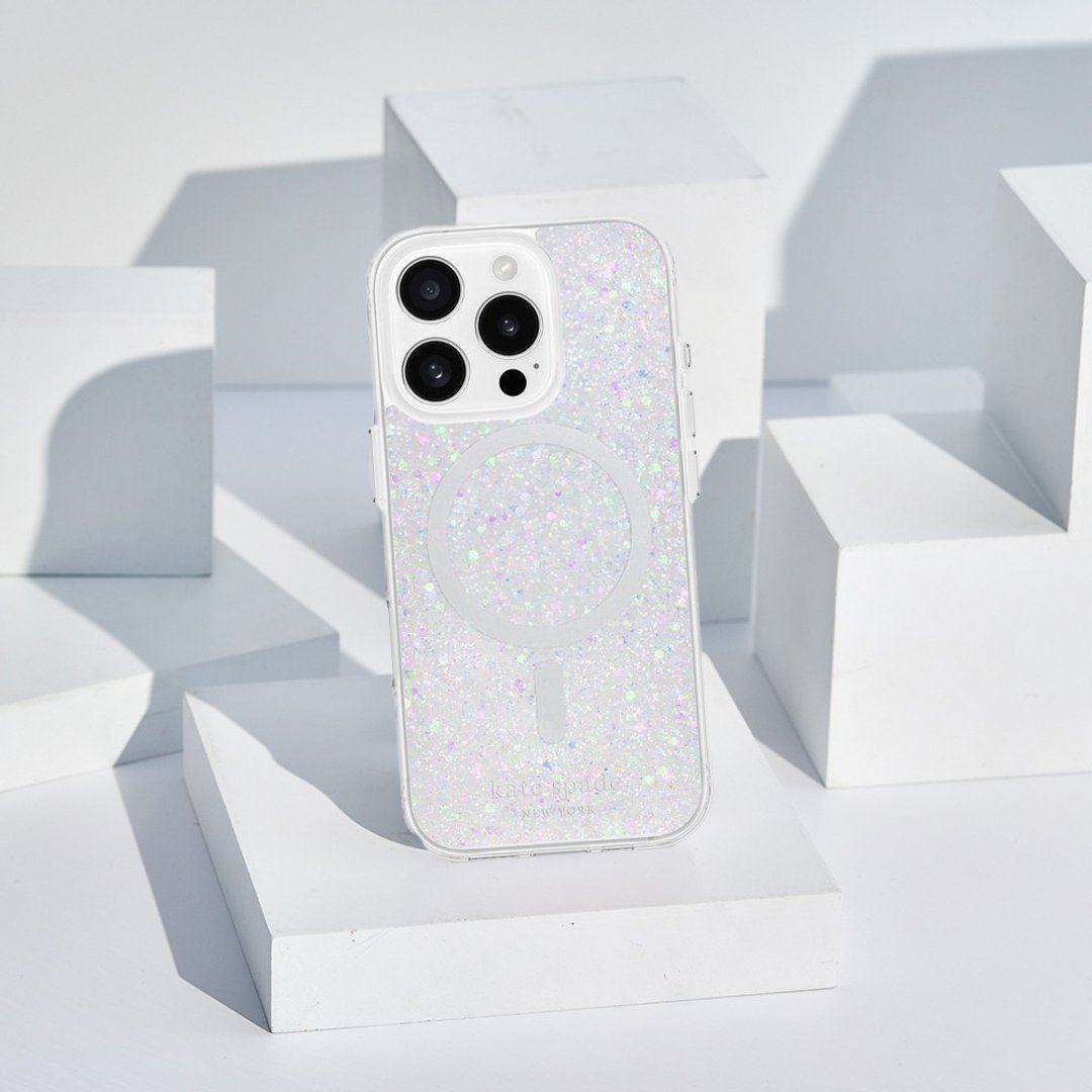 【kate spade】iPhone 16系列 磁吸防摔手机壳 银河星钻 - 手机壳/手机套 - 塑料 
