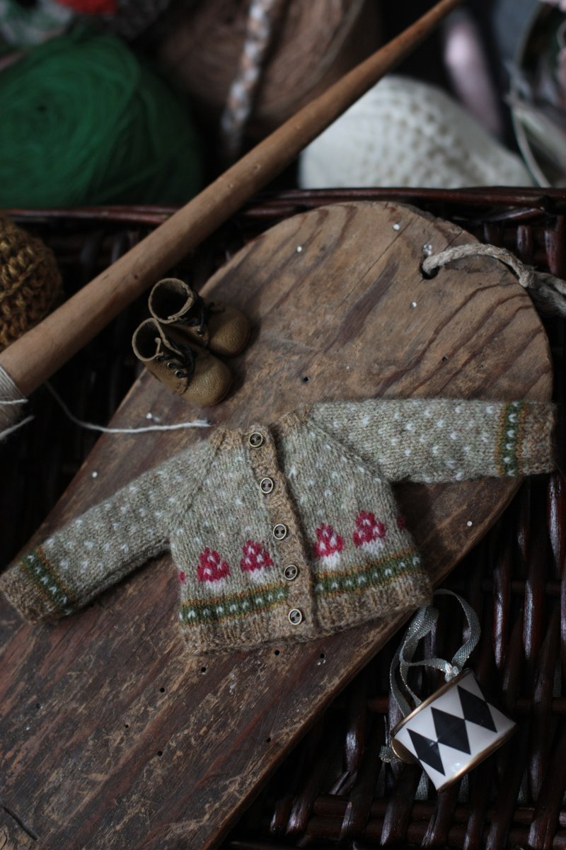 Sweater for Blythe - 玩偶/公仔 - 羊毛 卡其色