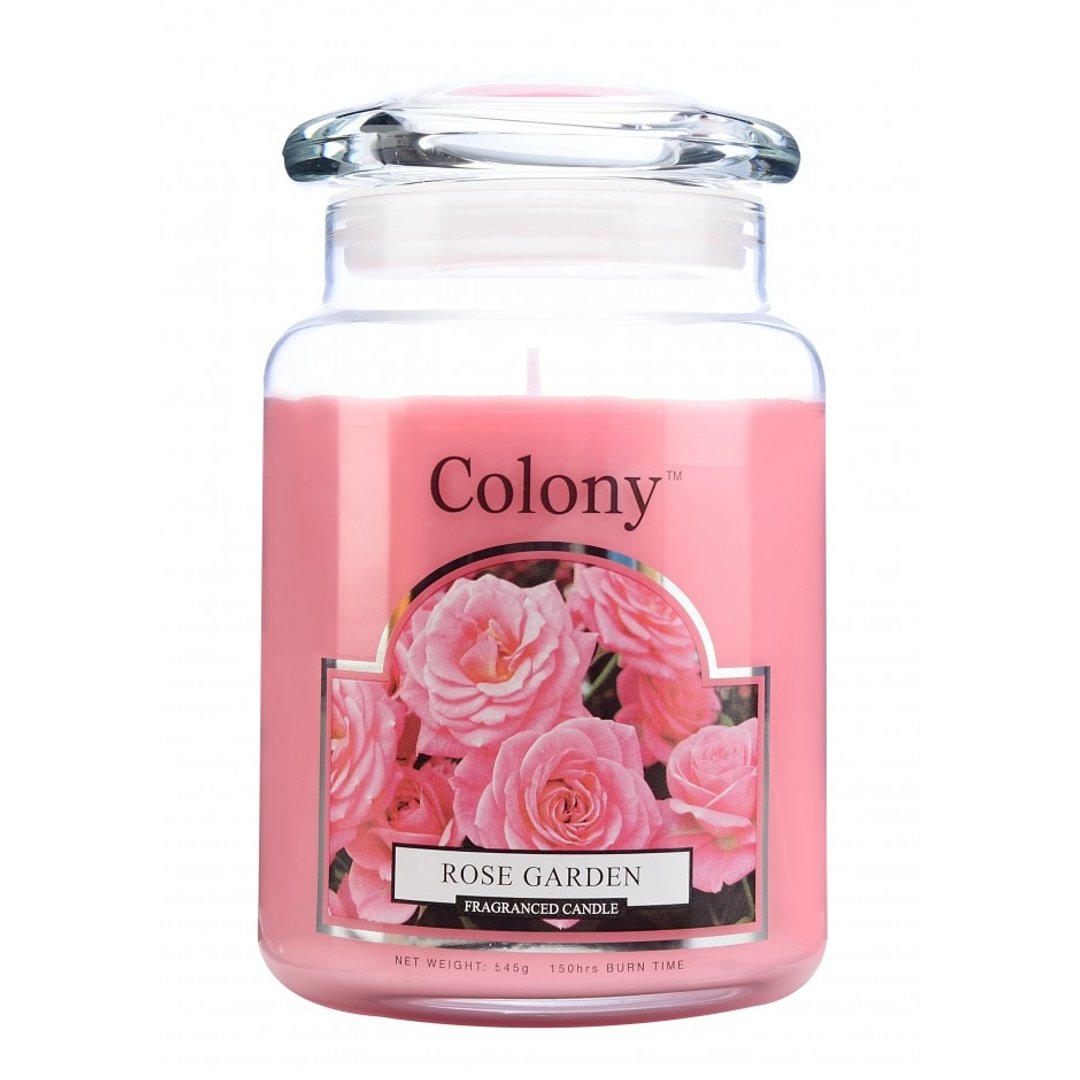 英伦蜡烛Colony玫瑰花园 玻璃罐装蜡烛 150hr - 蜡烛/烛台 - 蜡 
