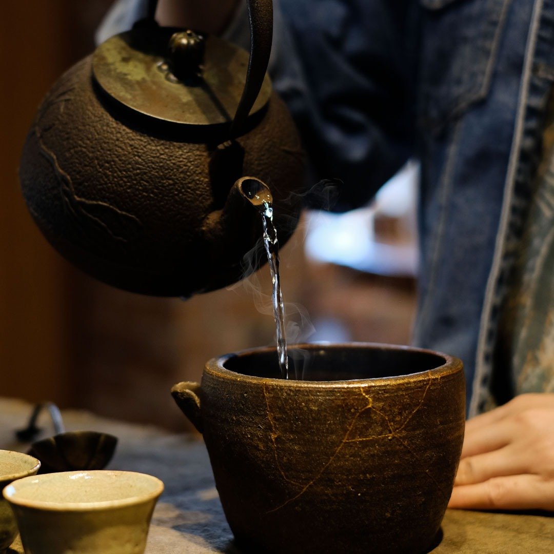【日本古美术】古丹波烧 金缮 茶碗 片口 茶盅 公道杯 - 茶具/茶杯 - 陶 