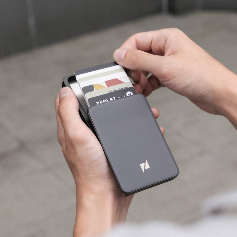 【预购】Zenlet 3 Pro Max RFID 防盗行动钱包 双面感应卡 - 皮夹/钱包 - 铝合金 灰色