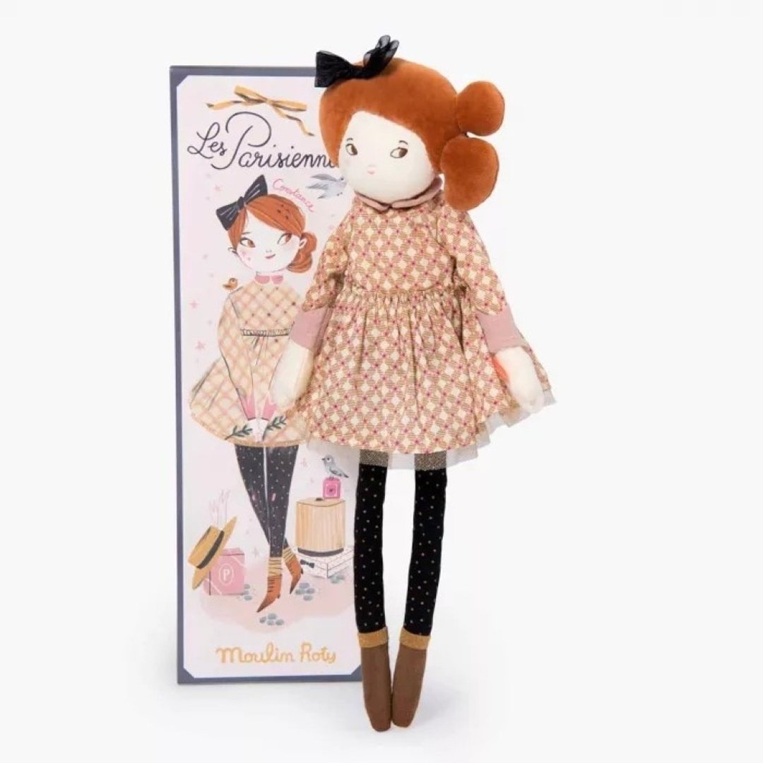 法国 Moulin Roty 巴黎女孩系列 - 康斯坦斯女士玩偶礼盒 - 玩具/玩偶 - 聚酯纤维 多色