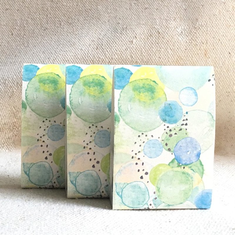 【纸胶带】Forest-Float1 渲染圆圈 粉蓝 / 4713077970195 - 纸胶带 - 纸 