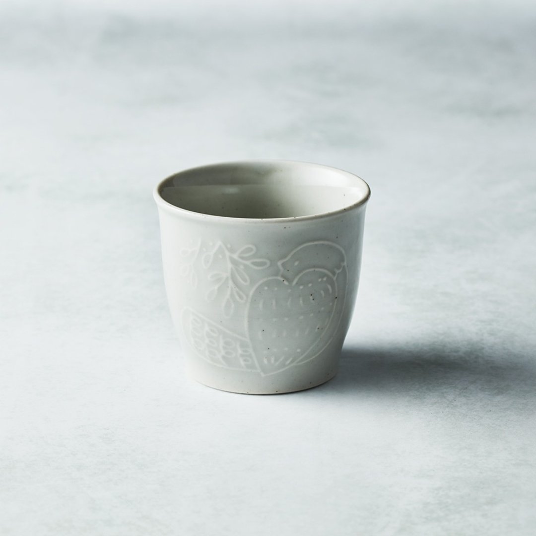 石丸波佐见烧 - 森之歌陶杯 - 薄雾灰 - 其他杯子 - 陶 灰色