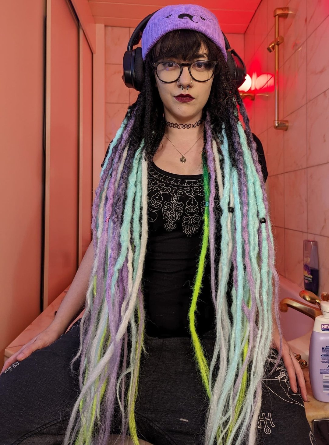 Set Scandinavian Brule Classik Skandi Dreads Ombre Synthetic - 发饰 - 其他人造纤维 多色
