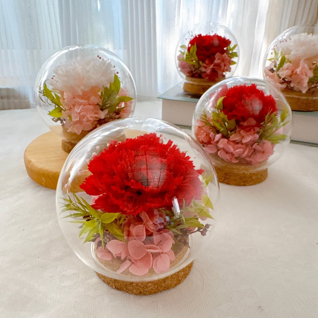 桦坊/母亲节花盅/康乃馨软木塞花盅/永生花/花礼/干燥花 - 干燥花/捧花 - 植物．花 