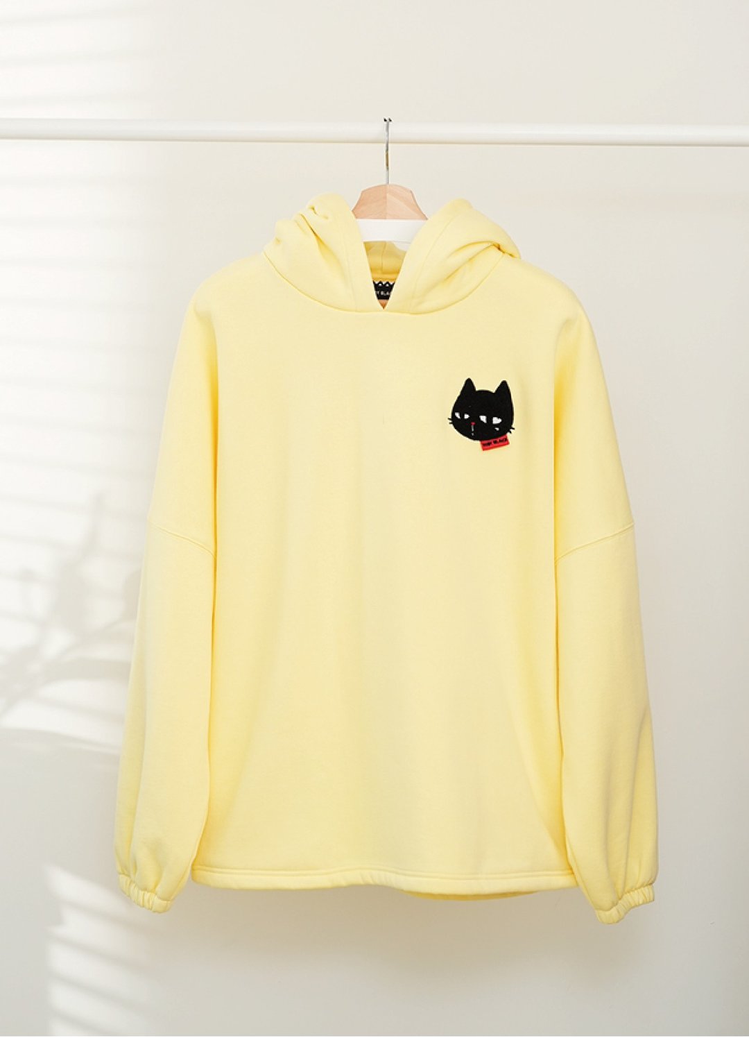 HUMAN DON'T KNOW How to Live hoodie by Toby Black - 中性连帽卫衣/T 恤 - 棉 黄色