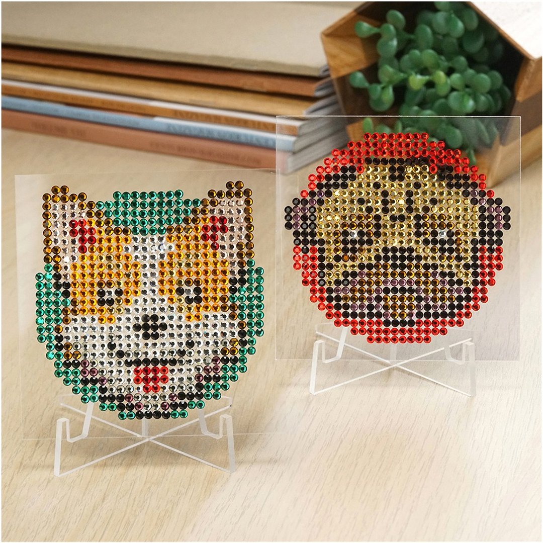 Rhinestone Craft-狗狗水钻装饰DIY材料包 - 其他 - 其他材质 橘色