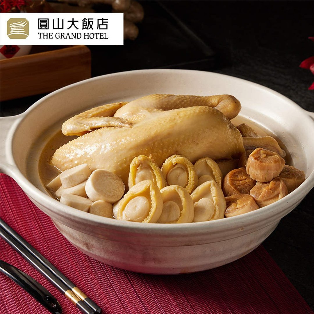 【圆山大饭店】福虎鲍贝炖全鸡(2600g)+秘制绍兴焖方肉(825g) - 料理包 - 其他材质 