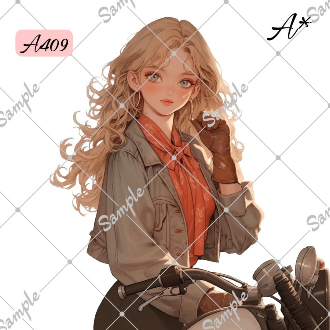 原创人物贴纸 人物贴纸 A409 3张 - 贴纸 - 纸 