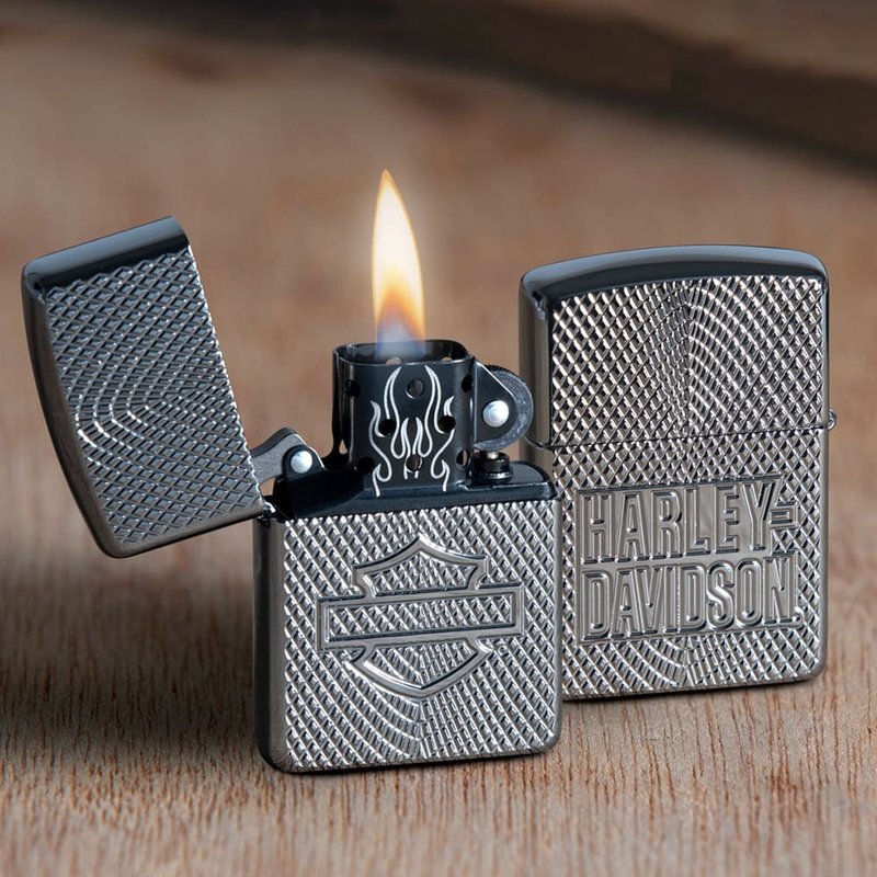 【ZIPPO官方旗舰店】Harley-Davidson雷戴维森防风打火机 46022 - 其他 - 铜/黄铜 银色