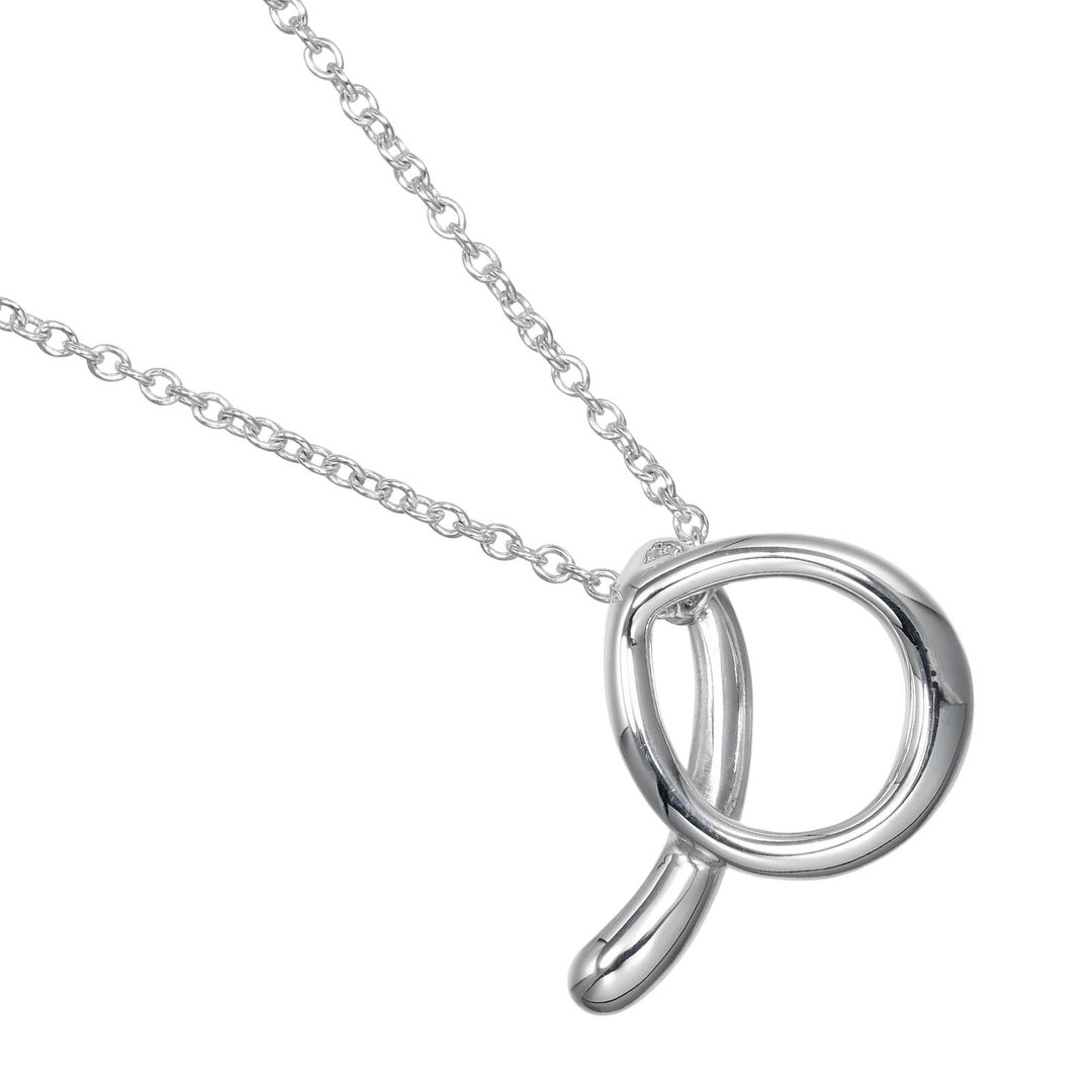 [日本直送] Tiffany & Co.字母A 项链 925银约 2.4g [二手] A 级 - 项链 - 银 银色