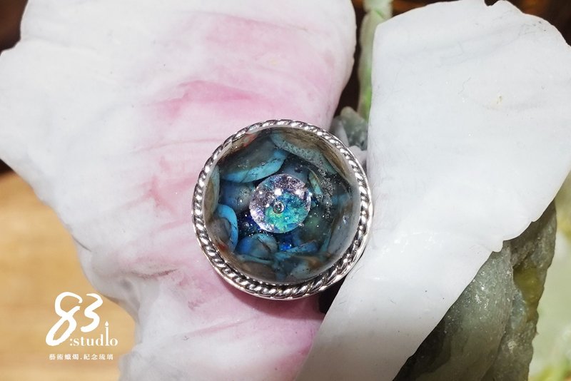 骨灰毛发纪念琉璃麻花银饰 - 项链 - 琉璃 