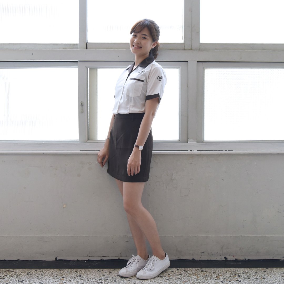 【中美牌制服】 精诚中学*那些年沈佳宜制服 (上衣和裙子分售) - 洋装/连衣裙 - 棉 咖啡色