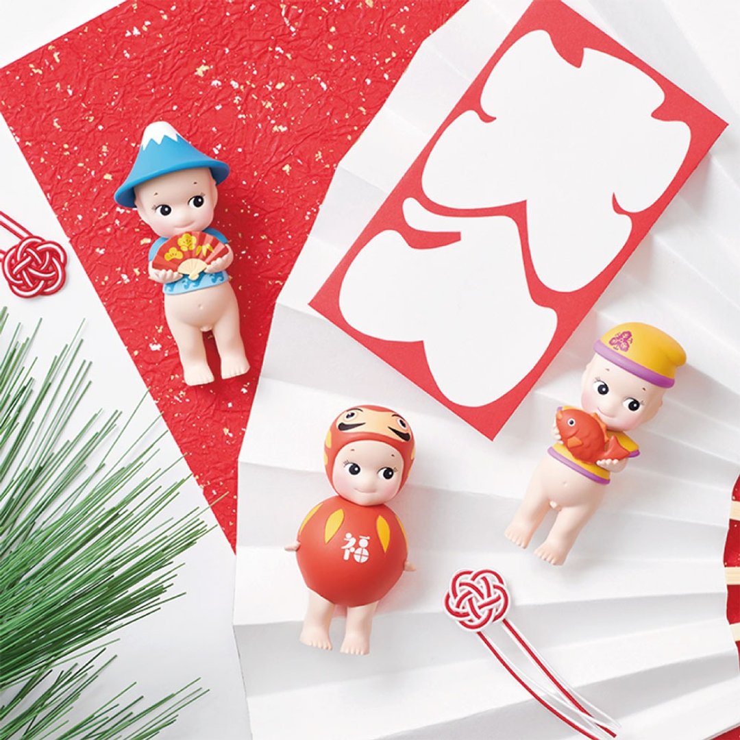 Sonny Angel 2023 Japanese 福运满满 限量版公仔(单入随机款) - 玩偶/公仔 - 塑料 多色