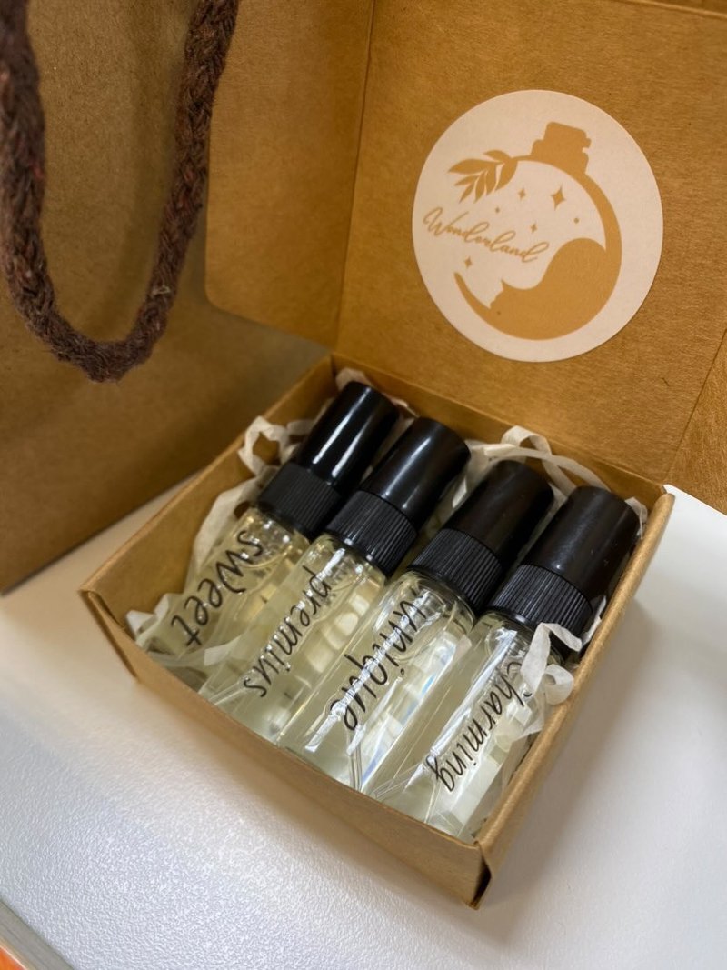 【 迷你试香组合】精油香氛/织品喷雾 - 香薰/精油/线香 - 玻璃 