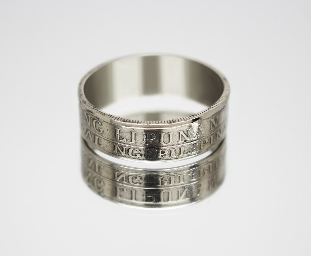 Philippines Coin Ring 25 Sentimos 1975-1978 philippines peso ring filipino ring - 戒指 - 其他金属 