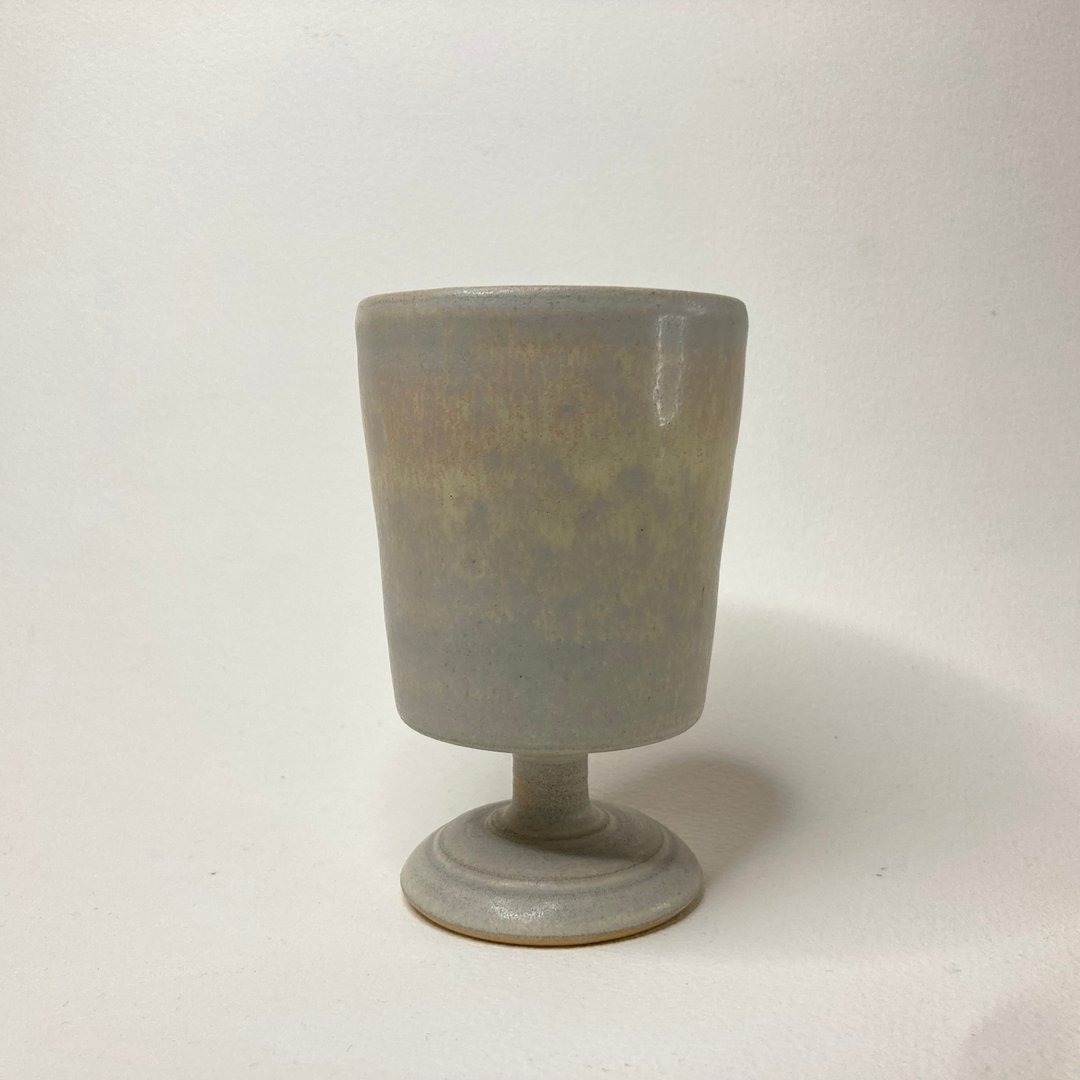 雨后初晴-高脚杯 - 酒杯/酒器 - 陶 灰色