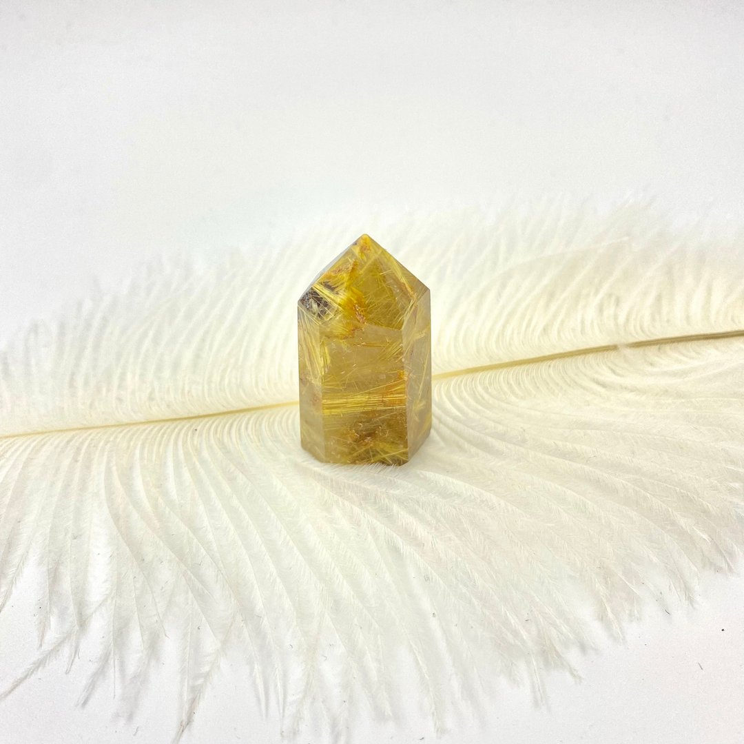 金发晶柱 | 水晶 | 水晶柱 | 水晶摆件 - 其他 - 水晶 金色