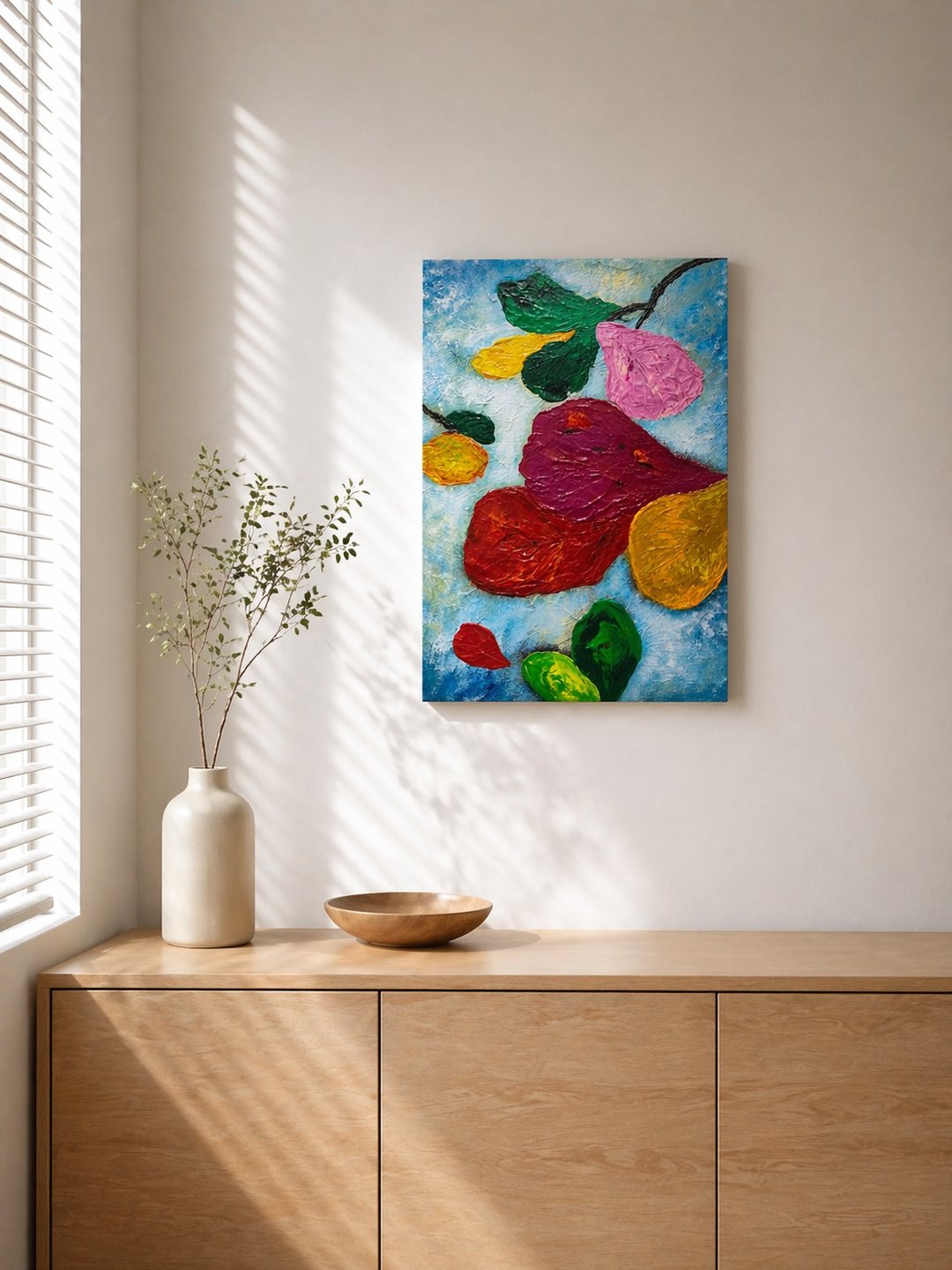 【树的呼吸】大榄仁疗愈装饰风景挂画 - 30×40 压克力原作 - 摆饰 - 棉．麻 
