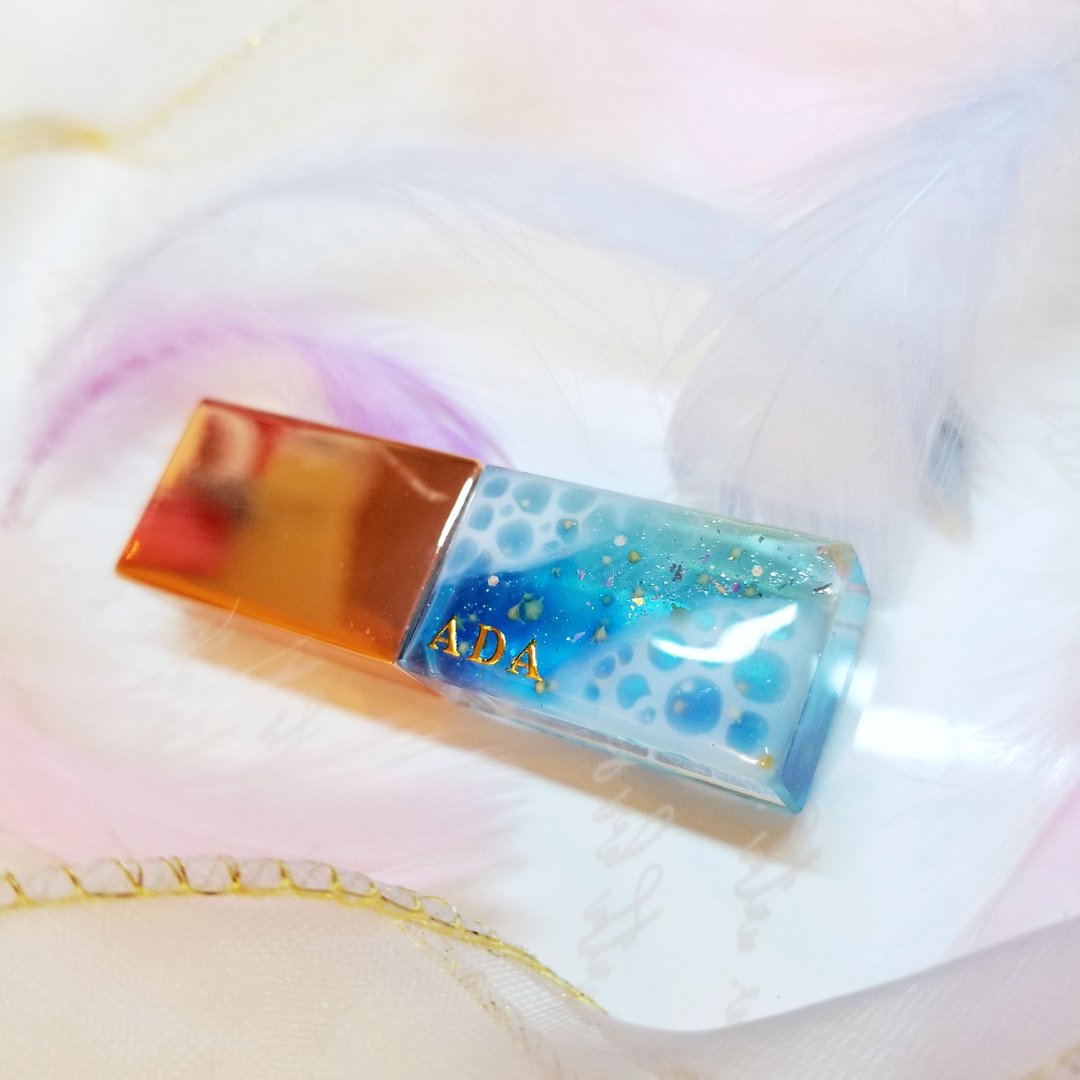 【主图款-海洋星砂】定制人名随身碟USB 生日礼物 回忆 结婚回礼 - U盘 - 其他材质 