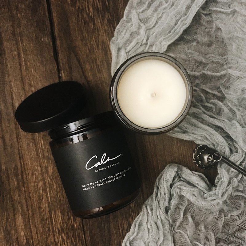 【定制化礼物】手作天然大豆蜡香氛蜡烛-200g - 蜡烛/烛台 - 蜡 