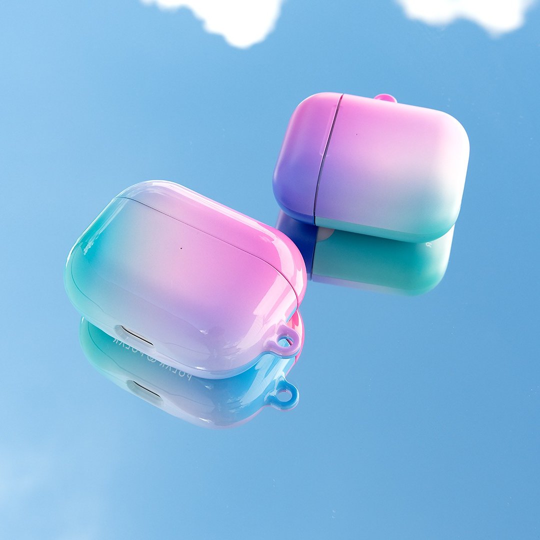 【定制化】极光之地 AirPods Pro 3 / AirPods 4 保护壳 - 耳机收纳 - 塑料 紫色