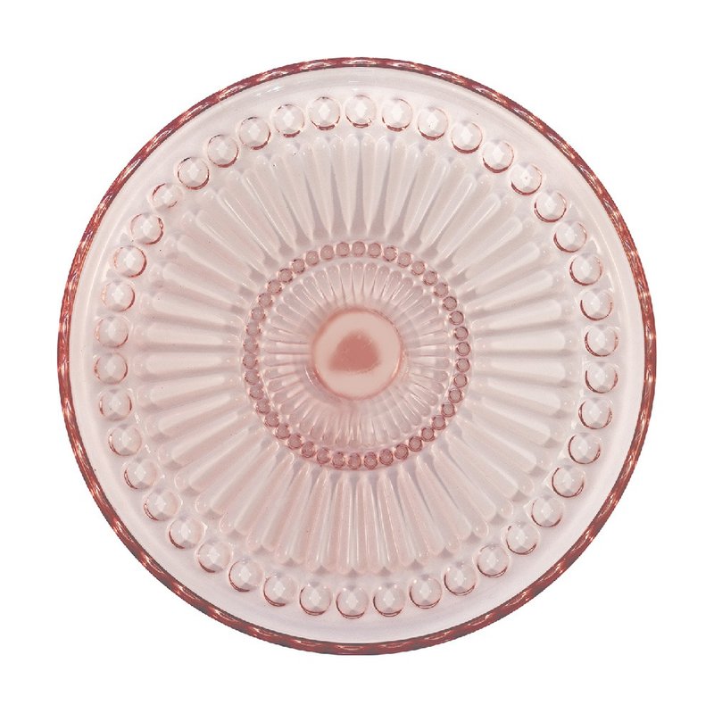 【新品】丹麦GreenGate Alice pale pink 玻璃盘 18.5cm - 盘子/餐盘/盘架 - 陶 多色