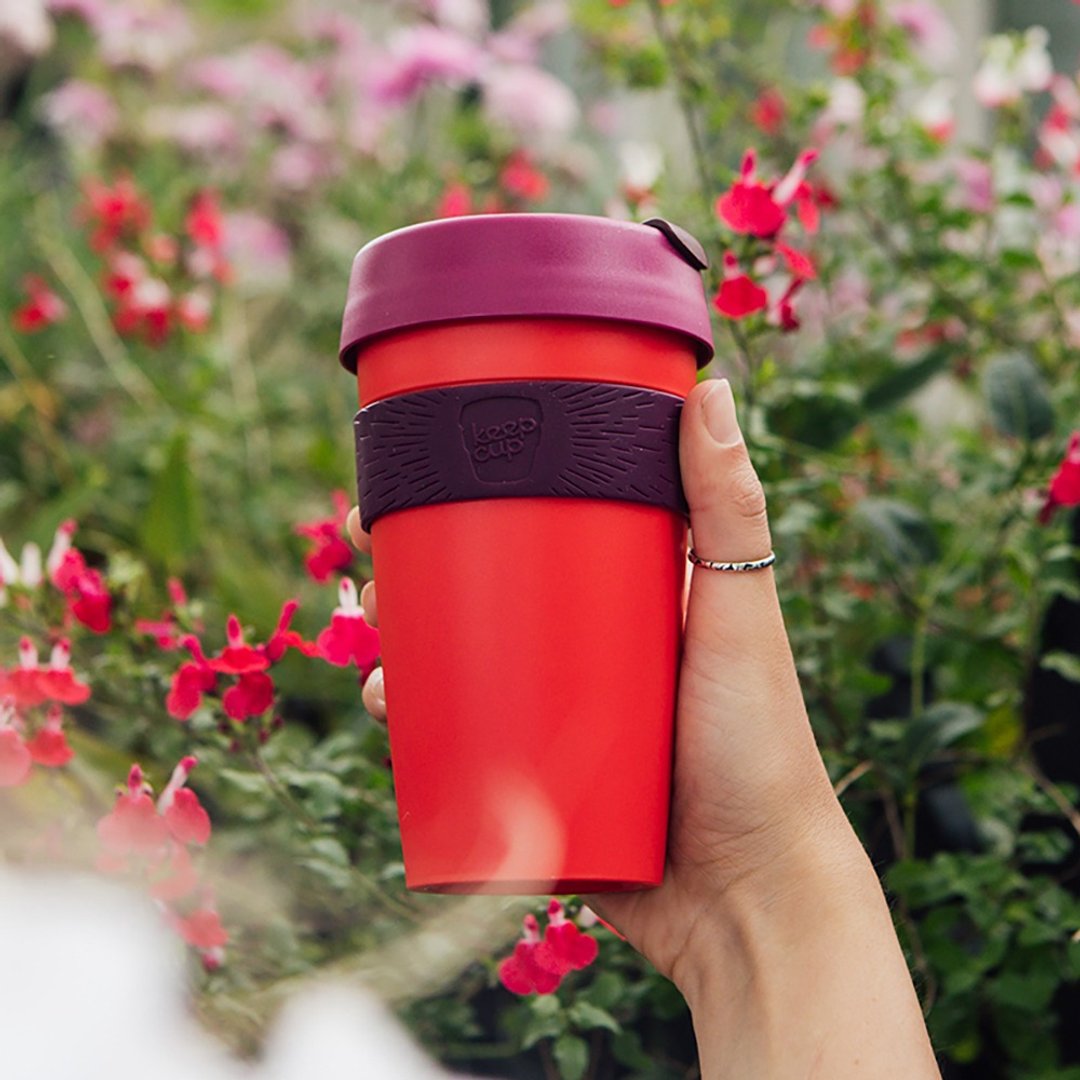 澳洲 KeepCup 极轻随行杯 L - 红翡 - 咖啡杯/马克杯 - 硅胶 红色