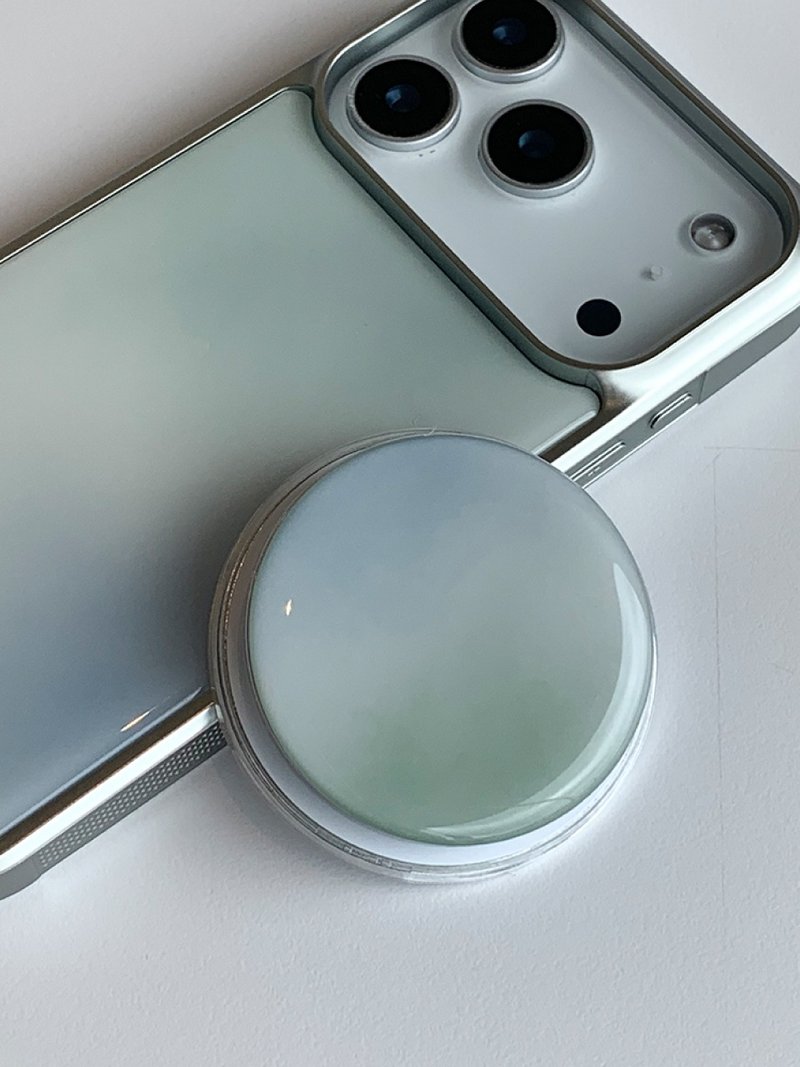 Misty Olive Epoxy iPhone Phone Grip MagSafe - 手机配件 - 其他材质 橘色