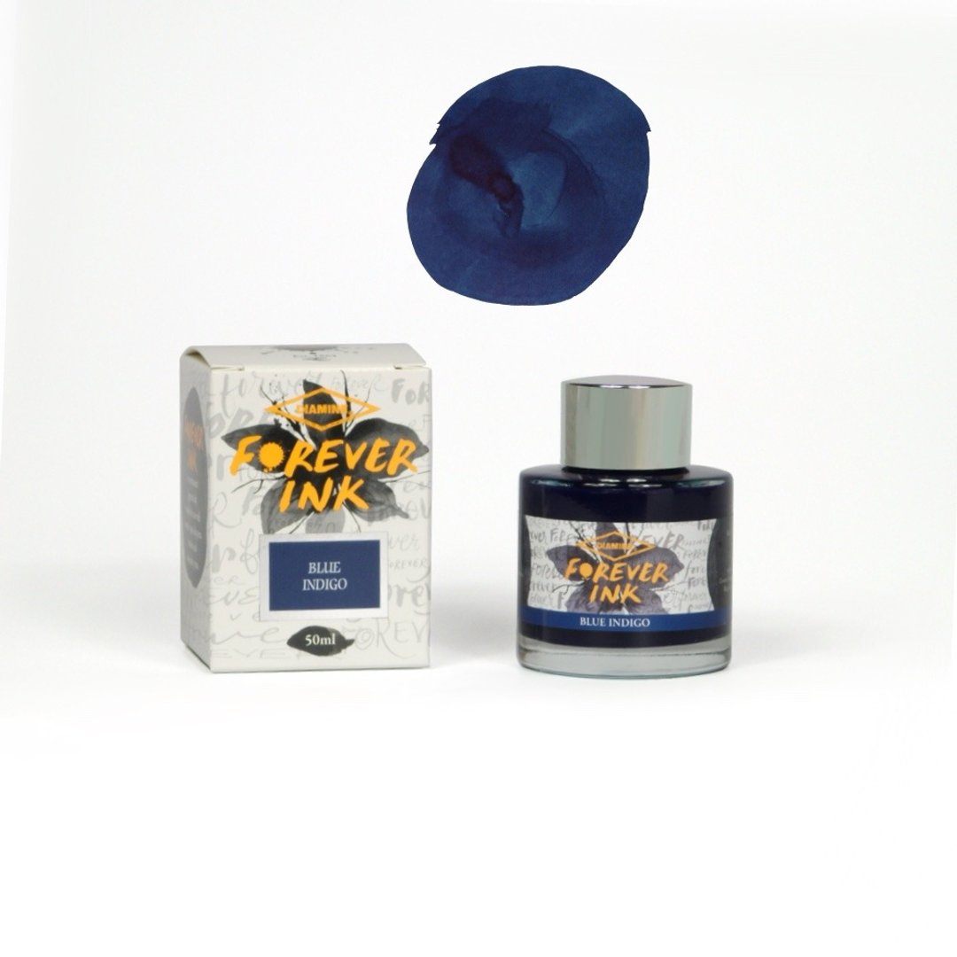 Diamine 永恒墨水 50ml - 靛蓝 - 墨水 - 玻璃 蓝色