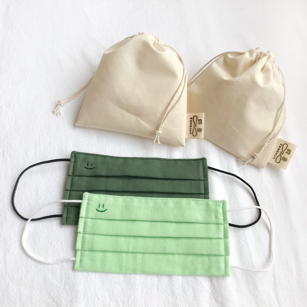 【周年庆 - Goody Bag】 - 手工刺绣 立体布口罩 福袋I 四件组 - 口罩 - 棉．麻 多色