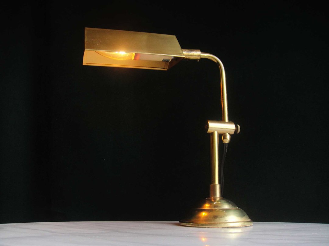 【老时光 OLD-TIME】早期二手日本进口小巧精美全铜桌灯 - 灯具/灯饰 - 其他材质 