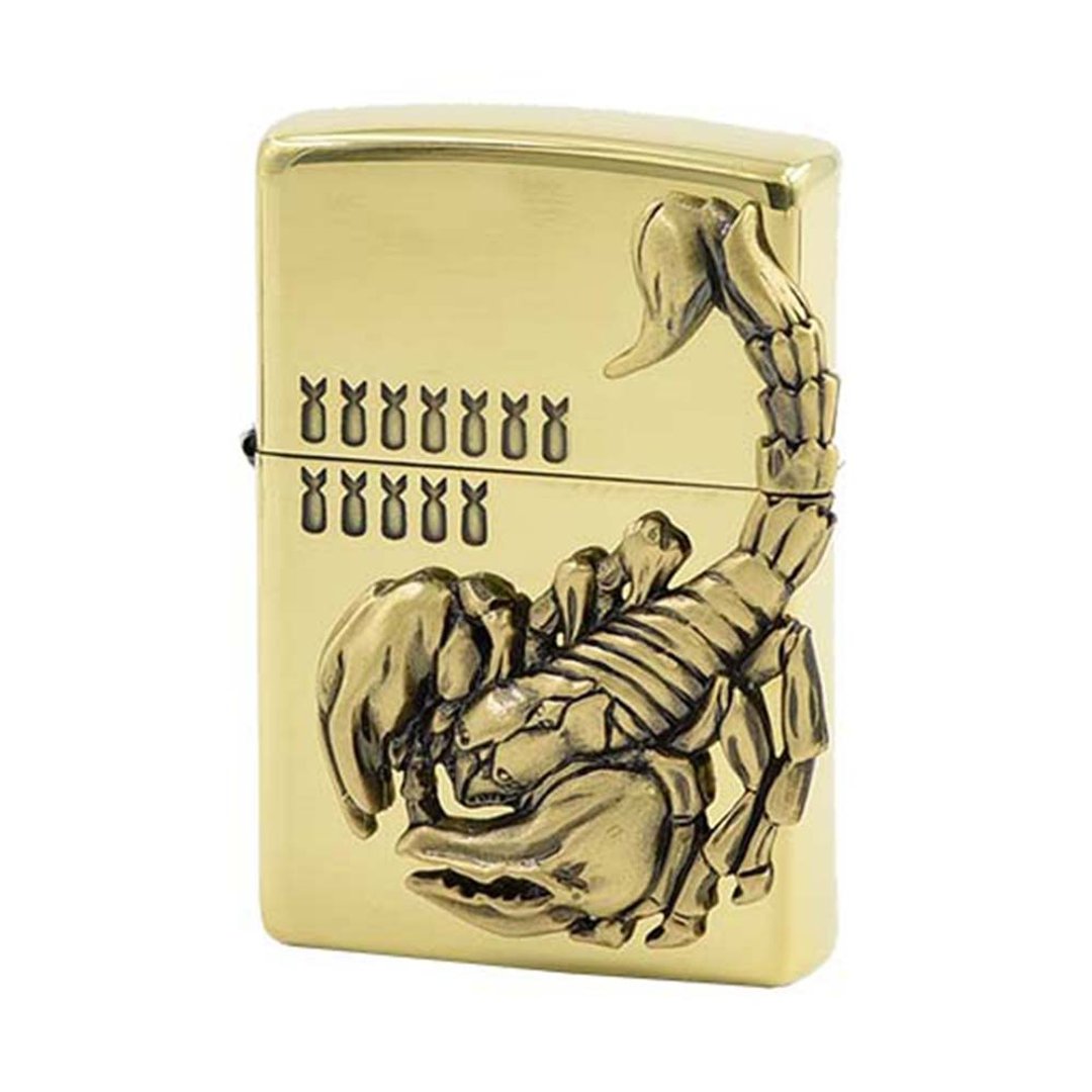 【ZIPPO官方授权】 黄金剧毒蝎防风打火机 ZA-5-145B - 其他 - 铜/黄铜 