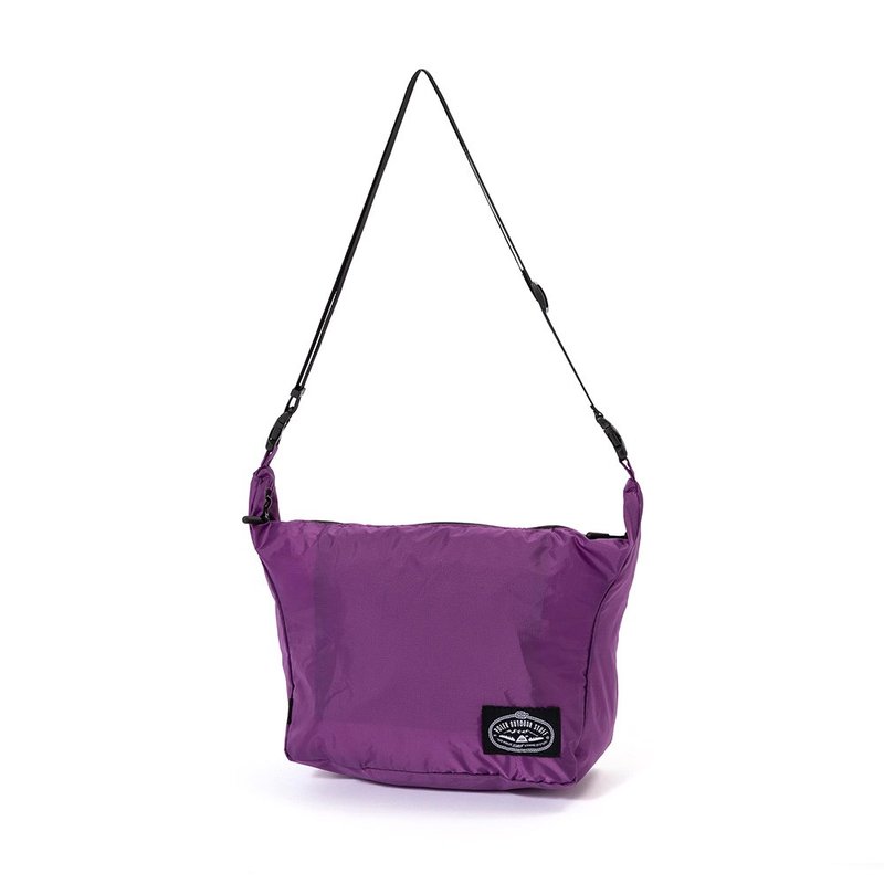日本限定POLER Light Stuff Stroll Shoulder 轻量随行肩包 / 紫 - 侧背包/斜挎包 - 尼龙 紫色