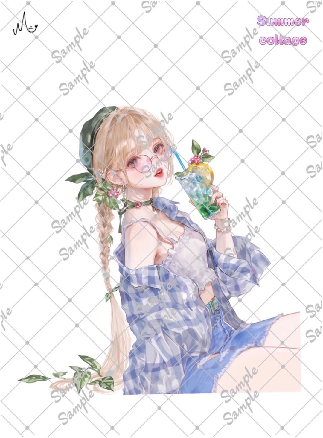 原创角色贴纸限时夏季系列至8月10日 - 贴纸 - 纸 